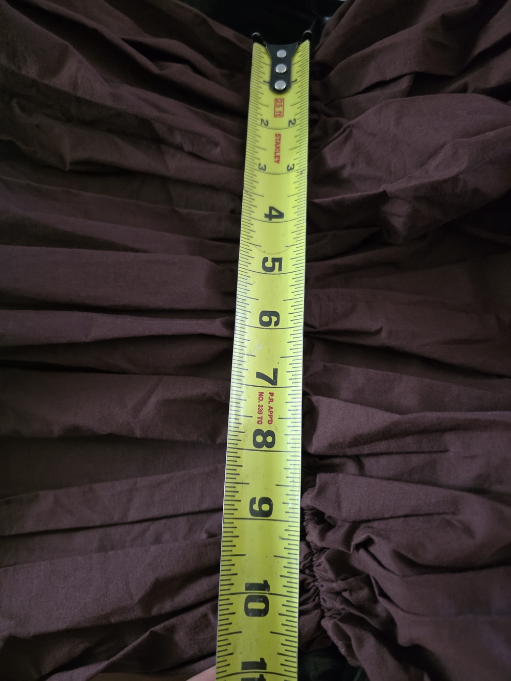 Matteau Chocolate Puff-Sleeve Tiered Dress - Picture 11 of 15